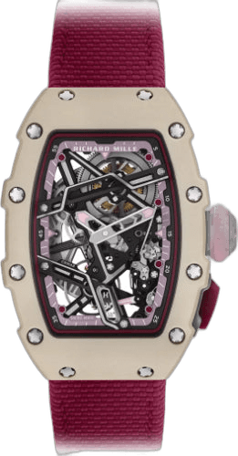 RM 7 Automatic Winding Sport Creamy White "Nelly Korda" | RM07-04 30.50mm x 44.95 mm Carbon/Quartz TPT Transparent Dial · Richard Mille RM07-04