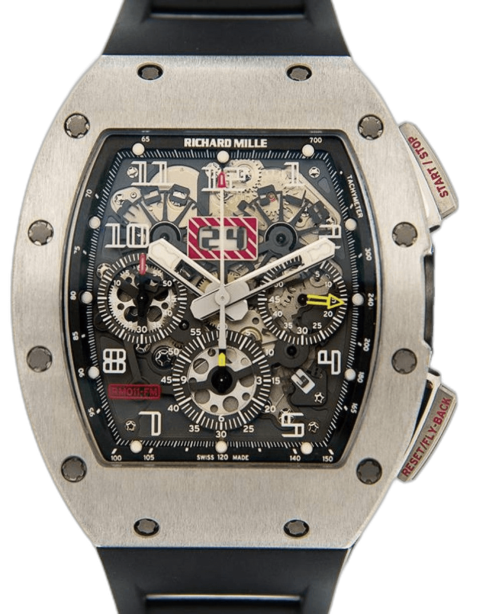 RM011 "Felipe Massa" Titanium RM 011 40mm Skeleton Dial Richard Mille Ref. RM011