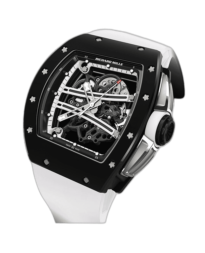 Yohan Blake Monochrome Edition Carbon Ceramic RM 61-01 - BRAND NEW 42mm Skeleton Dial by Richard Mille — RM61-01