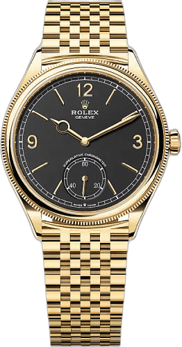 Rolex 1908 Yellow Gold — Intense Black Dial | Ref. 52508