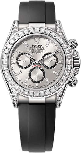 Rolex Cosmograph Daytona 18ct White Gold — Diamond-Set Dial & Bezel | Ref. 126539TBR