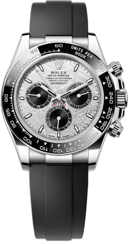 Rolex Cosmograph Daytona 18 ct White Gold — Meteorite & Black Dial | Ref. 126519LN