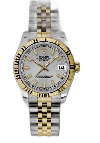 Rolex Datejust 31 Yellow Rolesor — Silver Index Dial | Ref. 178273