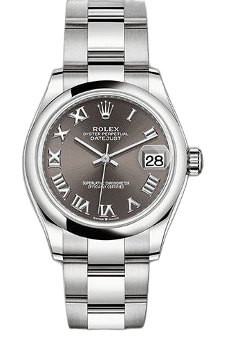 Rolex Datejust 31 White Rolesor — Dark Grey Roman Dial | Ref. 278240