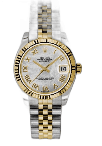 Rolex Datejust 31 Yellow Rolesor — Mother-of-Pearl Roman Dial | Ref. 178273