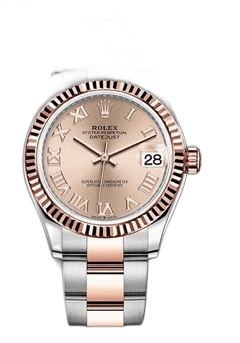 Rolex Datejust 31 Everose Rolesor — Dark Rhodium Index | Ref. 278271