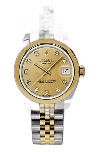 Rolex Datejust 31 Yellow Rolesor — Champagne Diamond Dial | Ref. 178243