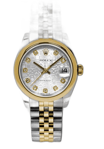 Rolex Datejust 31 Yellow Rolesor — Silver Jubilee Diamond Dial | Ref. 178243
