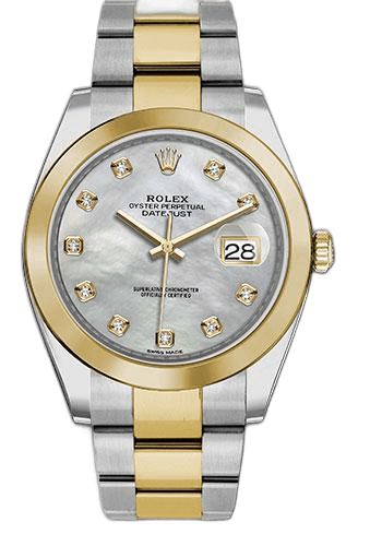 Rolex Datejust 41 Yellow Rolesor — Mother-of-Pearl Diamond Dial | Ref. 126303