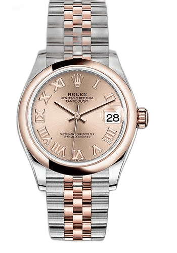 Rolex Datejust 31 Everose Rolesor — Dark Rhodium Index Dial | Ref. 278241