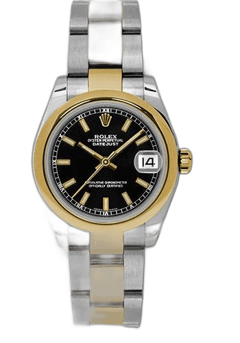 Rolex Datejust Yellow Rolesor — Black Index Dial | Ref. 178243