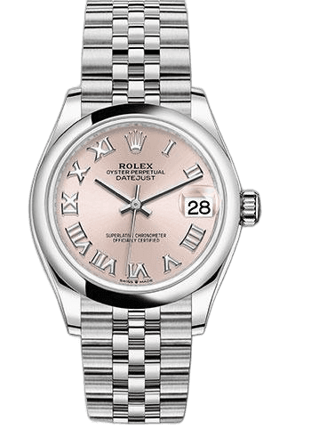 Rolex Datejust White Rolesor — Pink Roman Dial | Ref. 278240