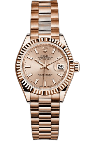 Rolex Lady-Datejust Everose Gold — Pink Sundust Index Dial | Ref. 279175