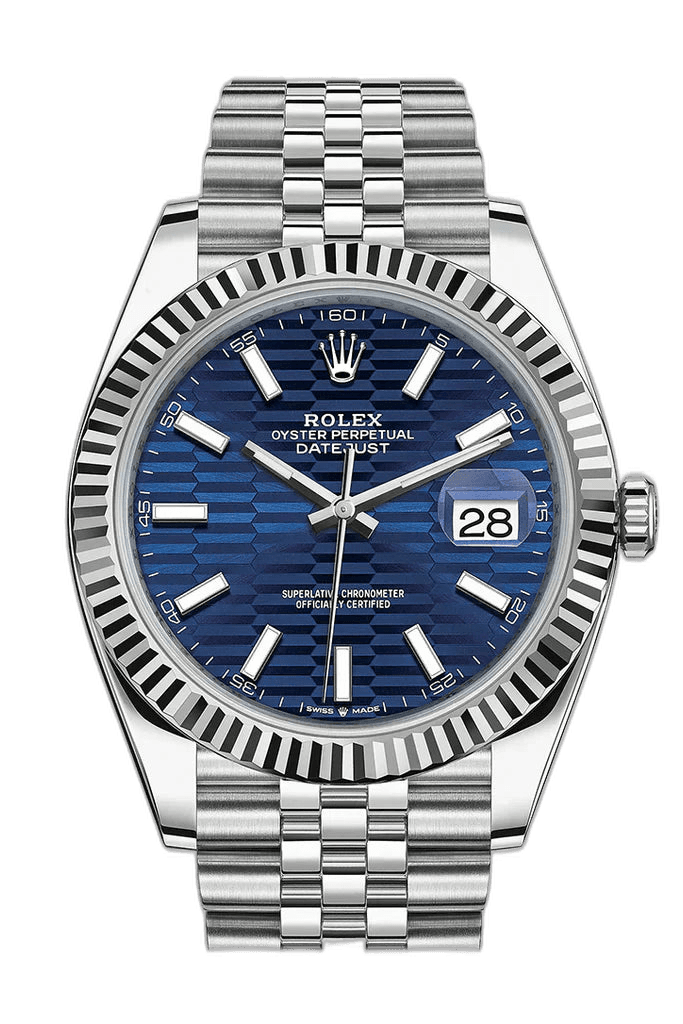 Rolex Datejust — Blue Fluted Dial