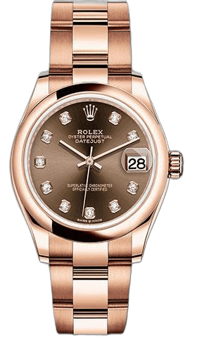 Rolex Datejust 31 Gold — Chocolate Diamond Dial | Ref. 278245