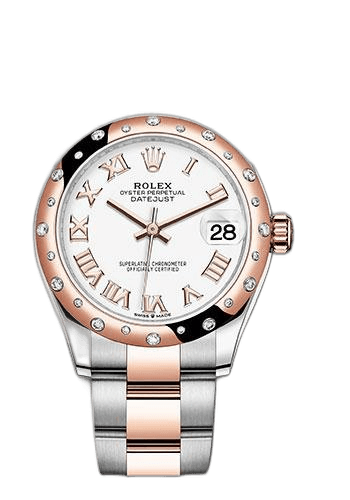 Rolex Datejust 31 Everose Rolesor — 24-Diamond Bezel Rose Index Dial | Ref. 278341RBR