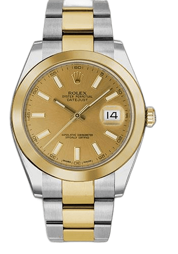 Rolex Datejust 41 Yellow Rolesor — Champagne Index Dial | Ref. 126303