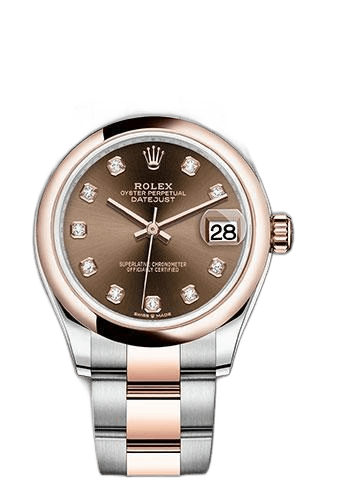 Rolex Datejust 31 Everose Rolesor — White Roman Dial | Ref. 278241