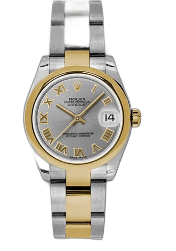 Rolex Datejust 31 Yellow Rolesor — Slate Grey Roman Dial | Ref. 178243