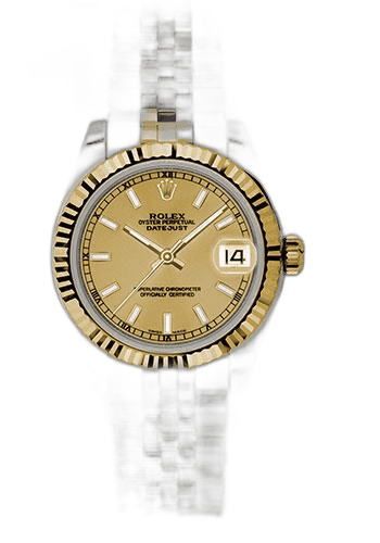 Rolex Datejust 31 Yellow Rolesor — Champagne Index Dial, Fluted Bezel | Ref. 178273