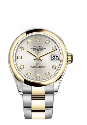 Rolex Datejust 31 Yellow Rolesor — Silver Diamond Dial | Ref. 278243
