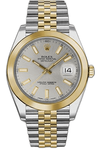 Rolex Datejust 41 Yellow Rolesor — Silver Index Dial | Ref. 126303