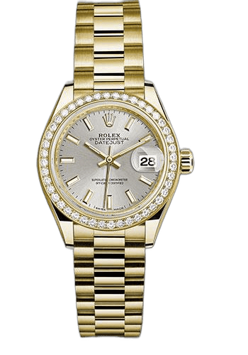 Rolex Datejust Yellow Gold — Silver Index Dial | Ref. 279138RBR