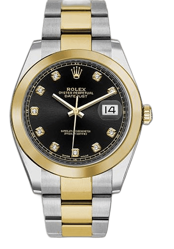 Rolex Datejust 41 Yellow Rolesor — Black Diamond Dial | Ref. 126303