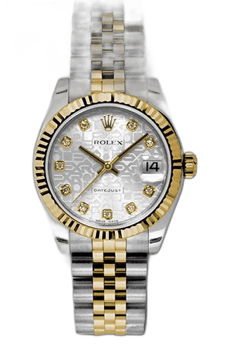 Rolex Datejust 31 Yellow Rolesor — Silver Jubilee Diamond Dial | Ref. 178273
