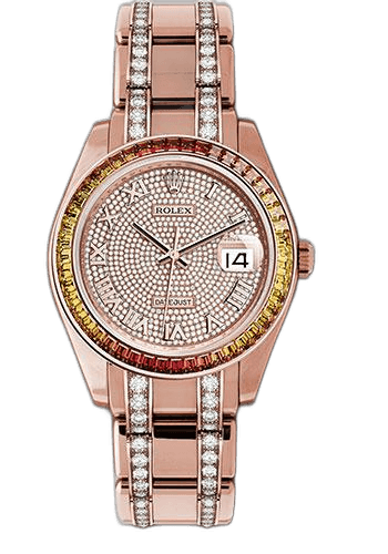 Rolex Datejust 39 Gold — Diamond Paved Dial, Sapphire & Diamond Bezel | Ref. 86345SAJOR