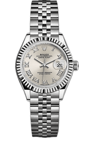 Rolex Datejust White Rolesor — Silver Roman Dial | Ref. 279174