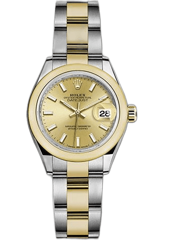 Rolex Lady-Datejust Yellow Rolesor — Champagne Index Dial | Ref. 279163 (2)