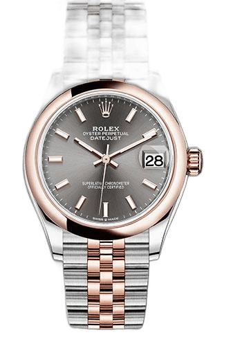 Rolex Datejust 31 Everose Rolesor — Dark Rhodium Index Dial | Ref. 278241