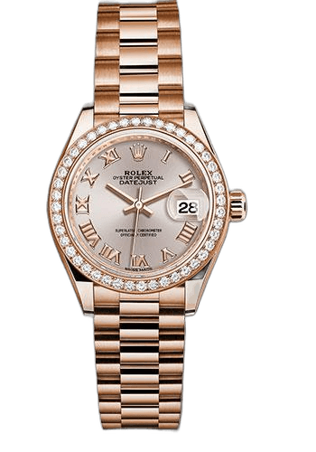 Rolex Datejust Everose Gold — Sundust Roman Diamond | Ref. 279135RBR