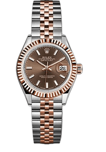 Rolex Datejust Everose Rolesor — Chocolate Index Dial | Ref. 279171