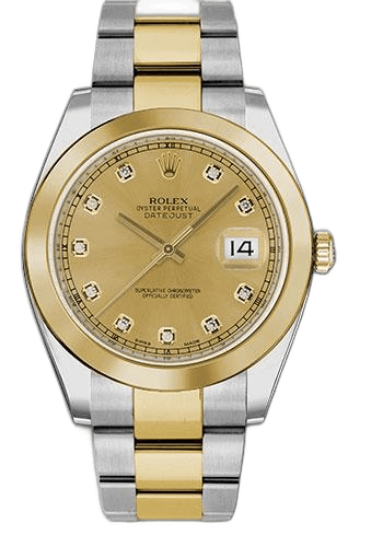 Rolex Datejust 41 Yellow Rolesor — Champagne Diamond Dial | Ref. 126303