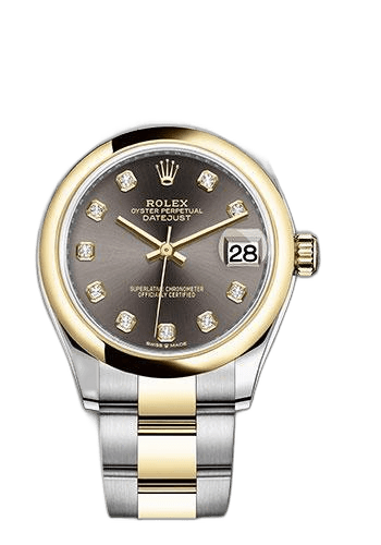 Rolex Datejust 31 Yellow Rolesor — Dark Grey Diamond Dial | Ref. 278243