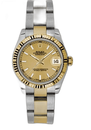 Rolex Datejust 31 Yellow Rolesor — Champagne Index Dial | Ref. 178273