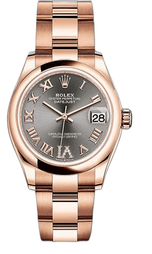 Rolex Datejust 31 Gold — Rhodium Diamond Six Dial