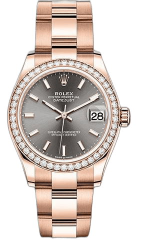 Rolex Datejust 31 Gold — Rhodium Diamond Index Dial | Ref. 278285RBR
