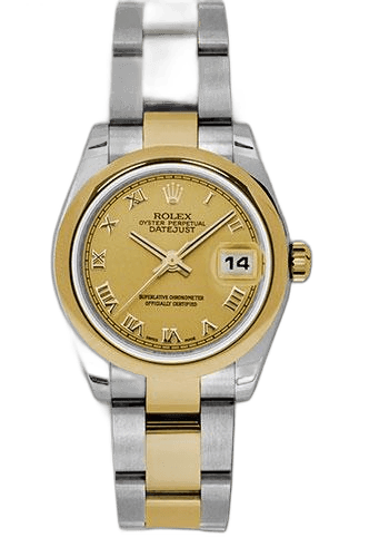 Rolex Datejust 31 Yellow Rolesor — Champagne Roman Dial | Ref. 178243