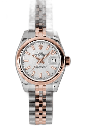 Rolex Datejust Everose Rolesor — Silver Index Dial | Ref. 179161