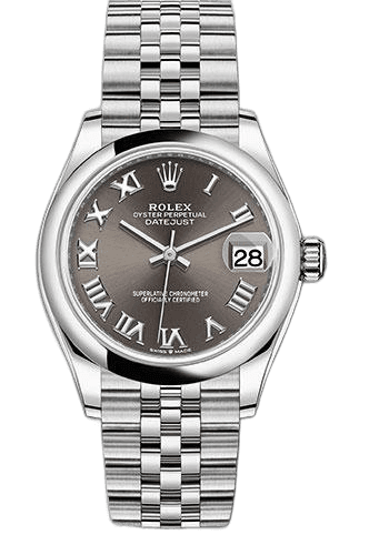 Rolex Datejust 31 White Rolesor — Dark Grey Roman Dial | Ref. 278240