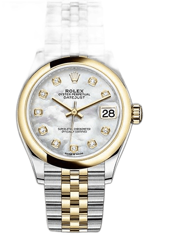 Rolex Datejust Yellow Rolesor — Mother-of-Pearl Diamond Dial | Ref. 278243