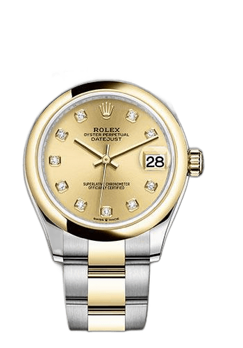 Rolex Datejust 31 Yellow Rolesor — Champagne Diamond Dial | Ref. 278243