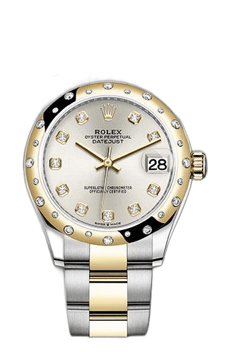Rolex Datejust 31 Yellow Rolesor — Silver Diamond Dial | Ref. 278343