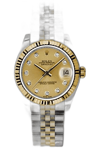 Rolex Datejust 31 Yellow Rolesor — Champagne Diamond Dial | Ref. 178273