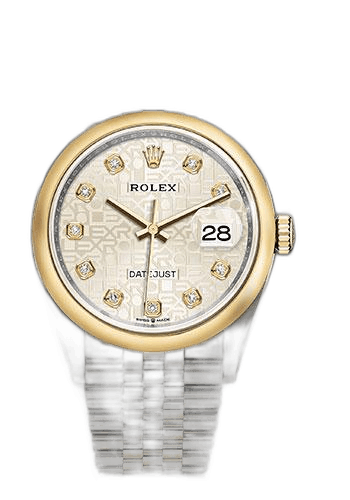 Rolex Datejust Yellow Rolesor — Silver Jubilee Diamond Dial | Ref. 126203