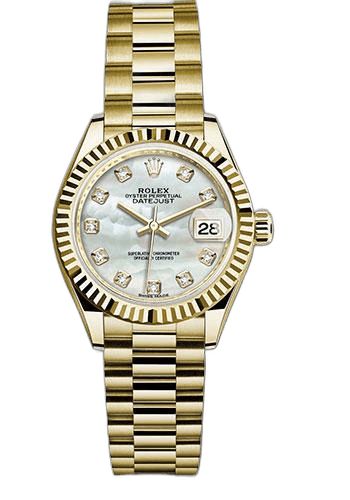 Rolex Datejust Yellow Gold — Mother-of-Pearl Diamond Dial | Ref. 279178