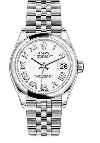 Rolex Datejust 31 White Rolesor — White Roman Dial | Ref. 278240